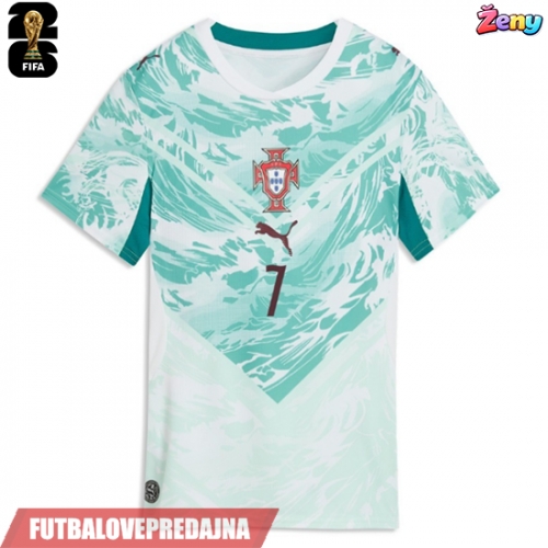 Lacne Ženy Futbalové dres Portugalsko Cristiano Ronaldo #7 MS 2026 Krátky Rukáv - Preč